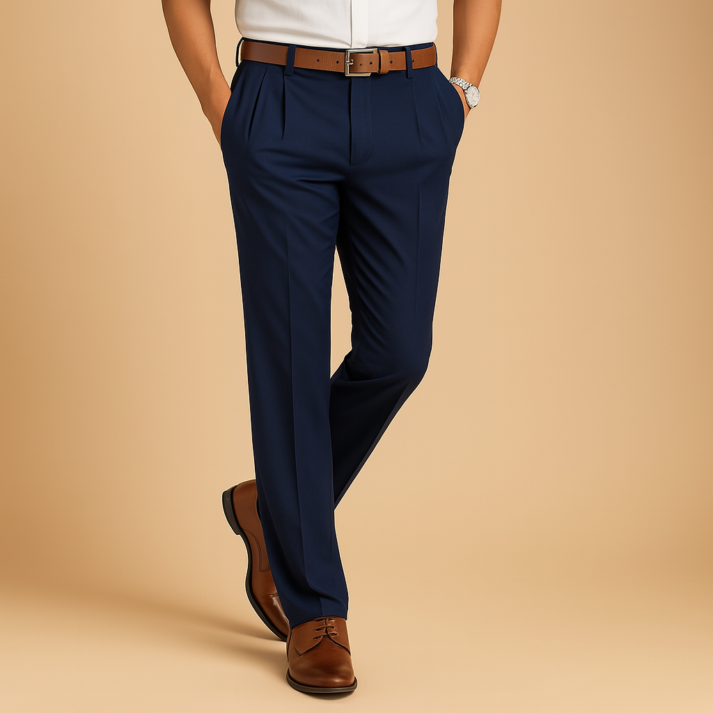 Men’s casual chino pants with relaxed fit and smart finish, perfect for office, casual outings, or weekend wear.