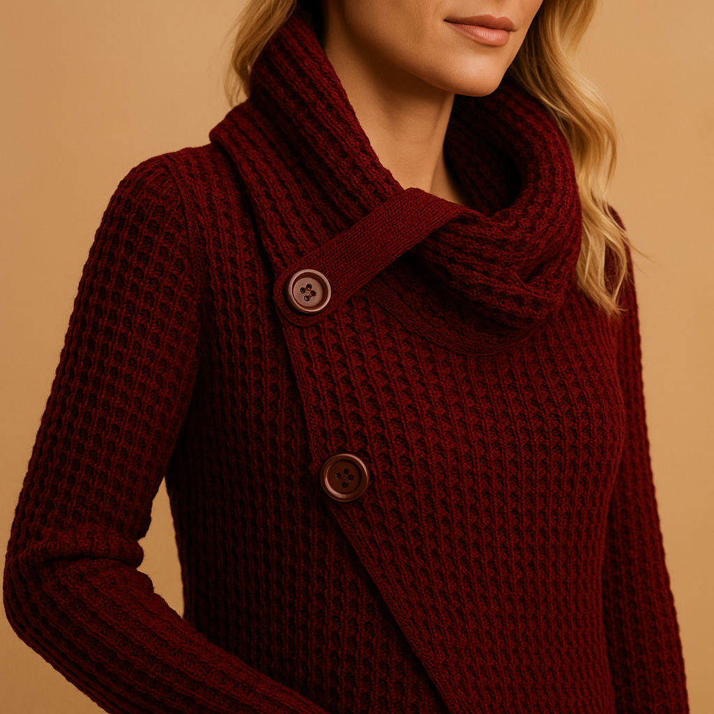 Fitted knit sweater for women with soft breathable fabric and flattering cut, ideal for everyday wear from relaxed outings to casual city looks.