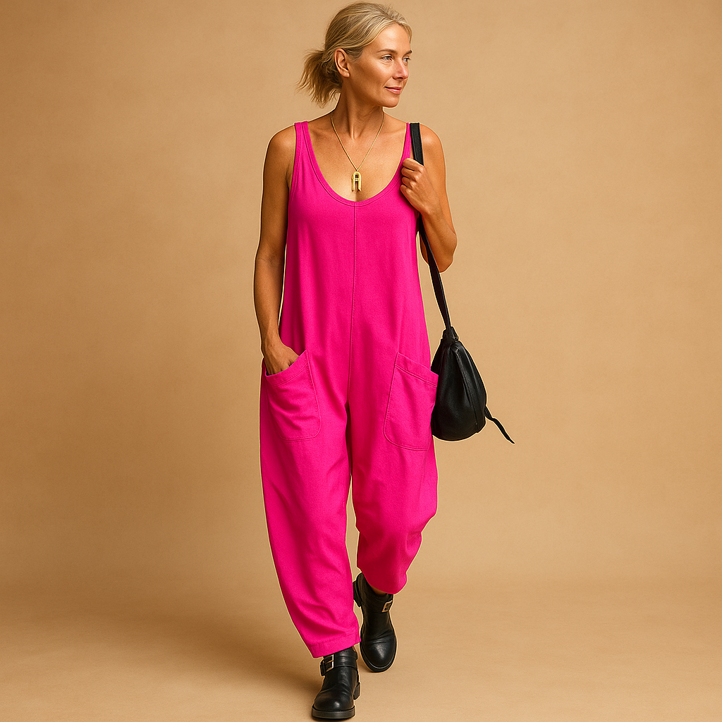 Women’s flowy summer dress with wide silhouette and lightweight fabric, perfect for sunny days, brunch, and casual outings.
