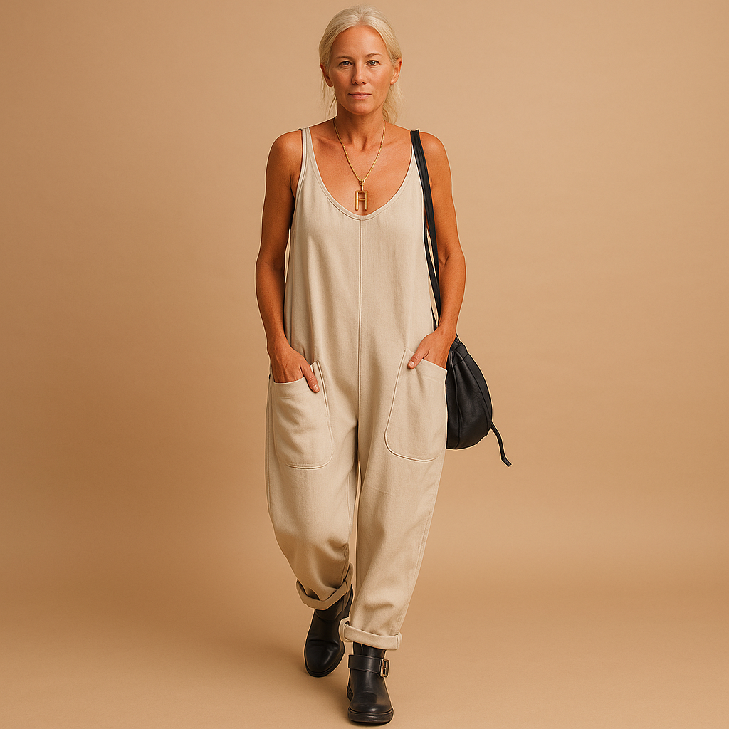 Women’s flowy summer dress with wide silhouette and lightweight fabric, perfect for sunny days, brunch, and casual outings.