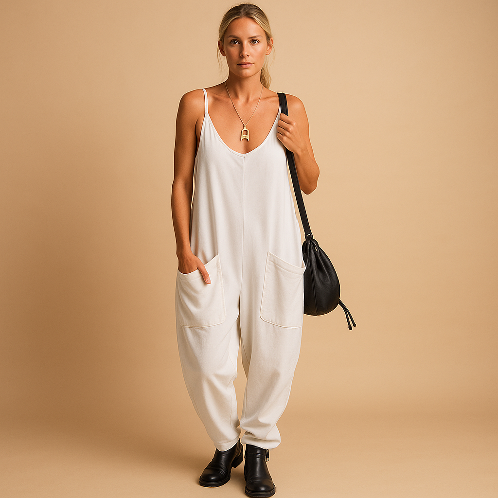 Women’s flowy summer dress with wide silhouette and lightweight fabric, perfect for sunny days, brunch, and casual outings.