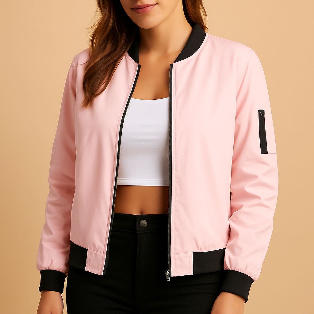 Women’s lightweight summer jacket with a slim, flattering fit and breathable design, suitable for spring and summer daily wear.