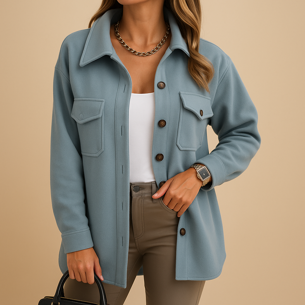 Women’s long tailored winter coat with an elegant full-length silhouette, ideal for cold seasons, formal occasions, and everyday layering.
