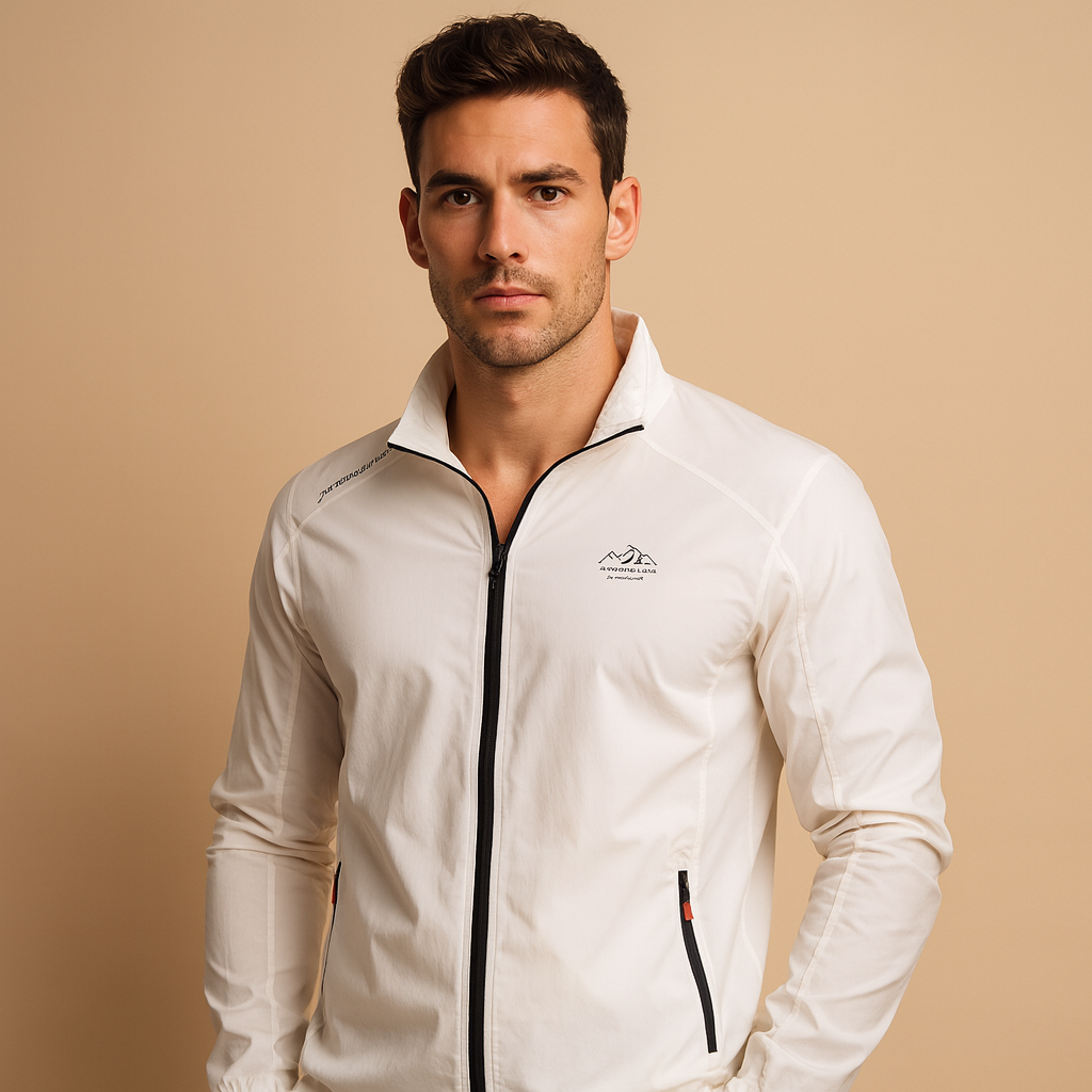 Men’s quilted summer jacket in a lightweight design, perfect for spring and summer casual outfits and everyday wear.
