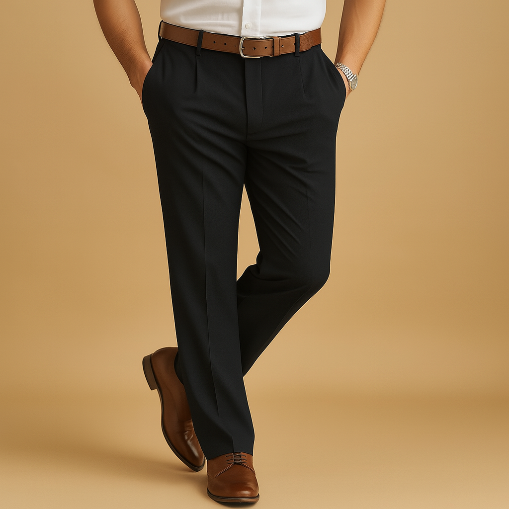 Men’s casual chino pants with relaxed fit and smart finish, perfect for office, casual outings, or weekend wear.