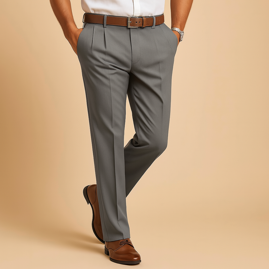 Men’s casual chino pants with relaxed fit and smart finish, perfect for office, casual outings, or weekend wear.