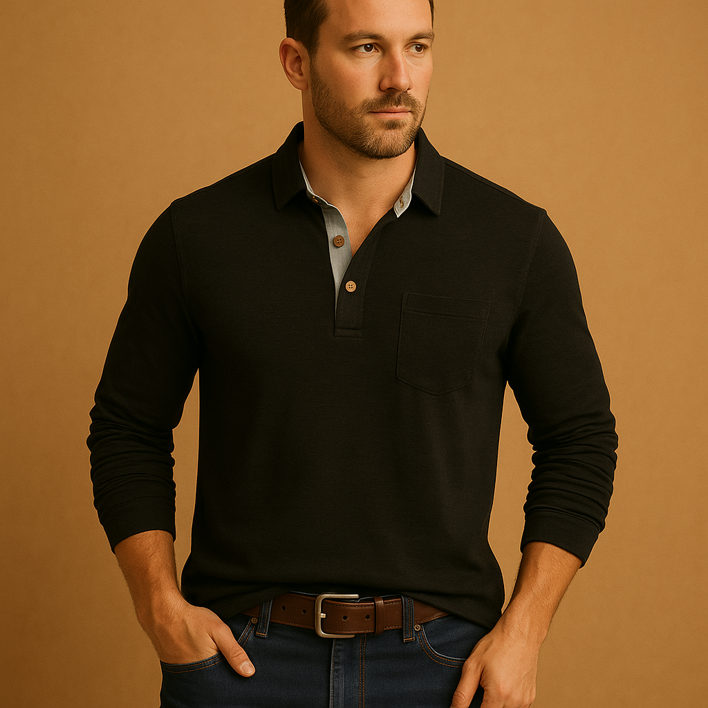 Men’s casual cotton shirt with button-down design and chest pocket, ideal for daily wear and relaxed occasions.