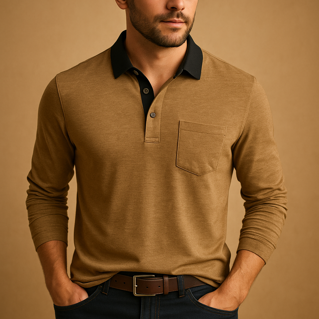 Men’s casual cotton shirt with button-down design and chest pocket, ideal for daily wear and relaxed occasions.