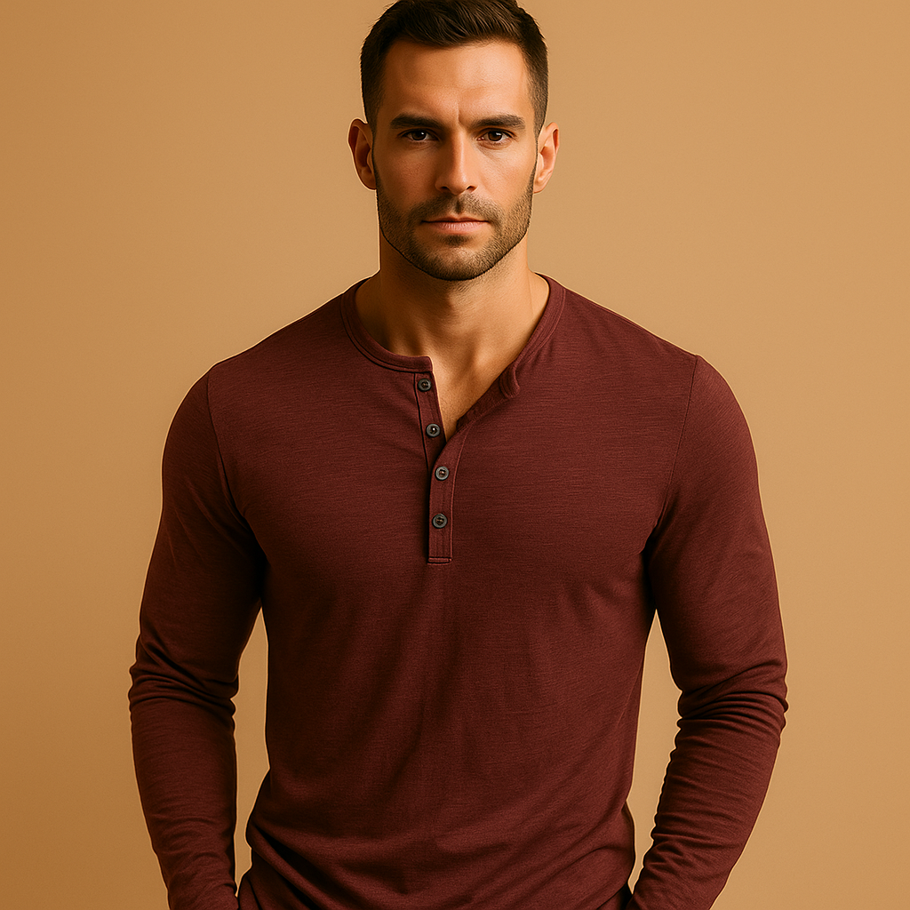 Men’s classic long sleeve shirt in black, green, khaki, red, and white, ideal for casual or semi-formal wear.