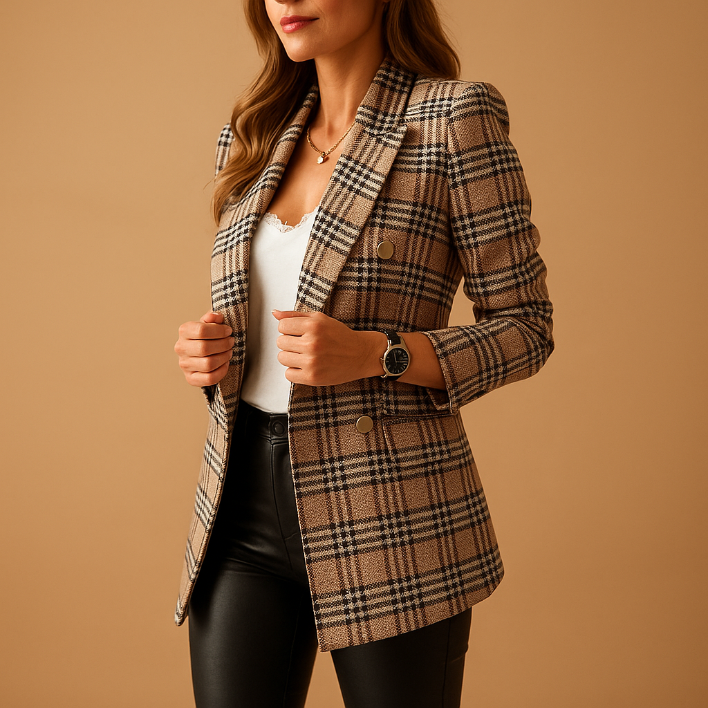 Elegant fitted women’s blazer in classic colors, ideal for work, formal occasions, and polished casual outfits.