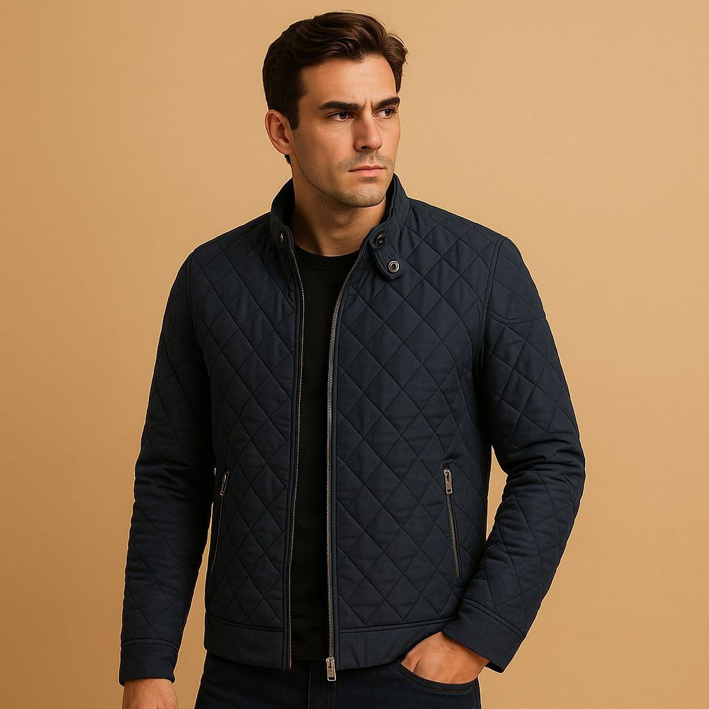 Men’s elegant winter coat with a timeless design, warm insulation, and versatile style for daily and formal occasions.