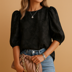 Women’s floral elegant top with a chic fit, ideal for casual wear or formal outfits with jeans or skirts.