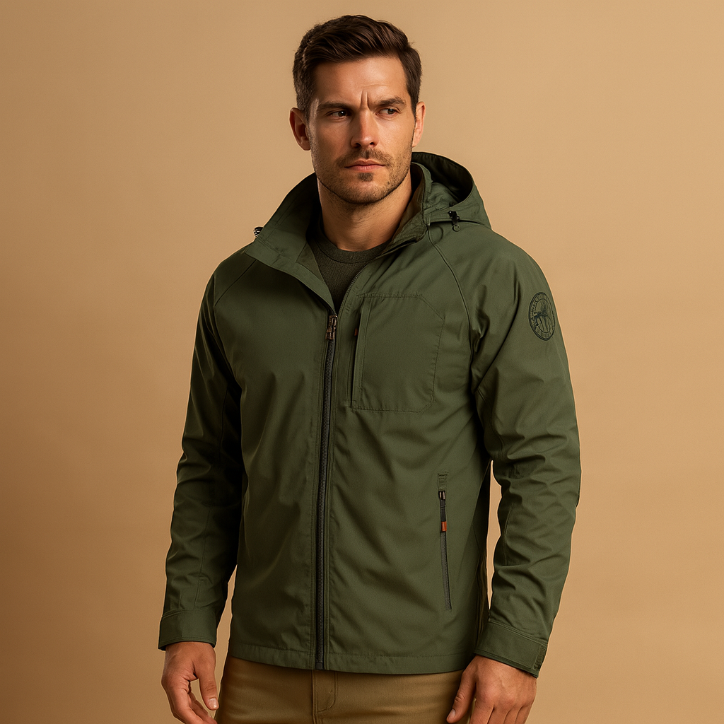 Men’s lightweight summer jacket with multiple pockets, breathable and durable design, perfect for outdoor activities and casual wear.