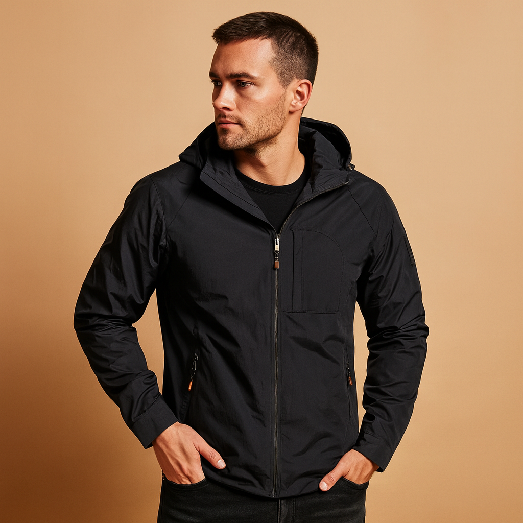 Men’s lightweight summer jacket with multiple pockets, breathable and durable design, perfect for outdoor activities and casual wear.