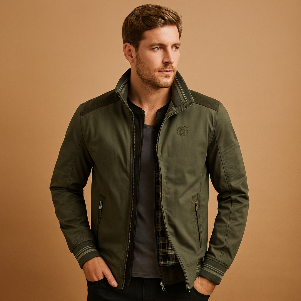 Lightweight summer jacket for men with breathable fabric and modern design, ideal for casual and formal wear in spring and summer.