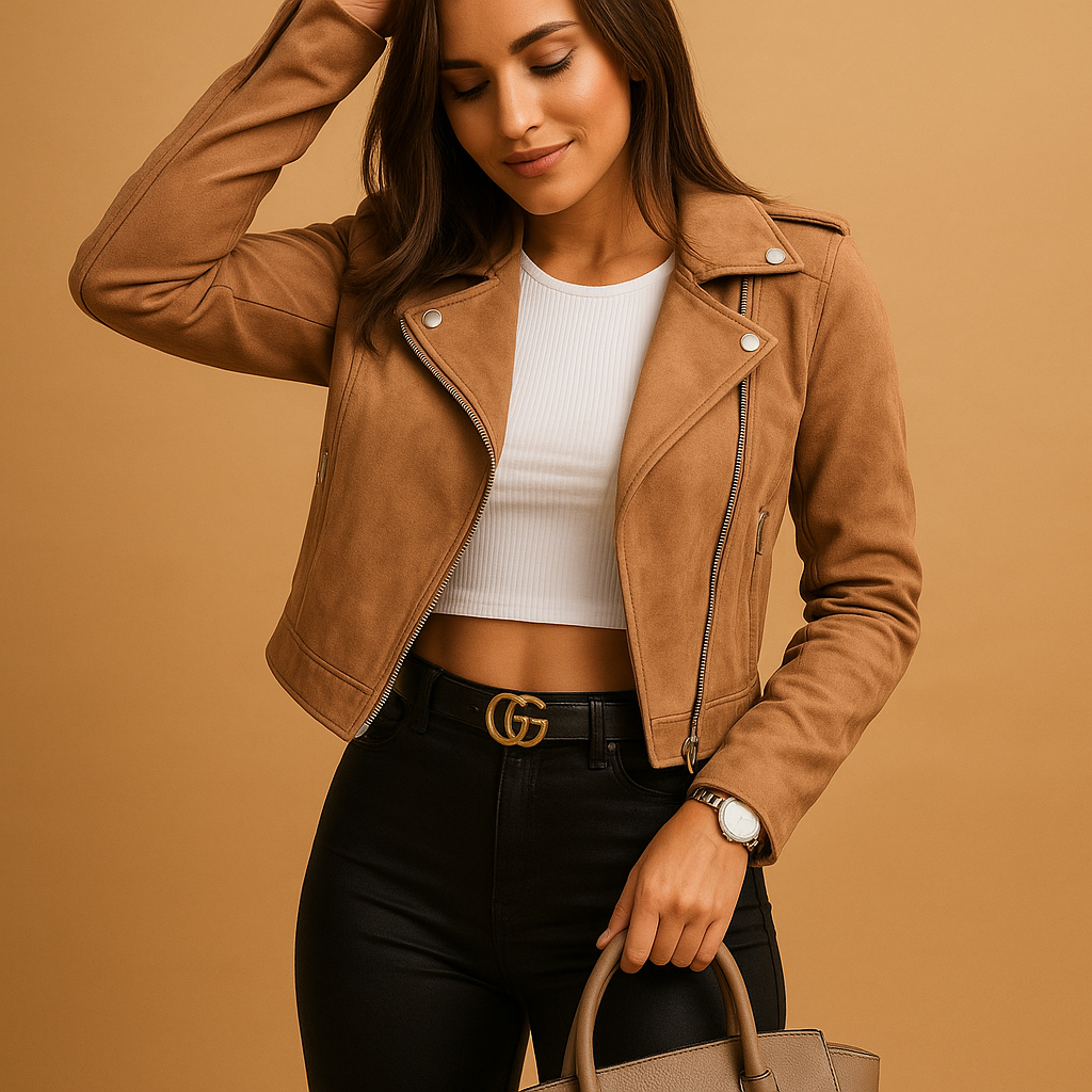 Women’s lightweight tailored jacket with breathable fabric, zip closure, and fitted silhouette. Stylish design for office wear and casual outings.