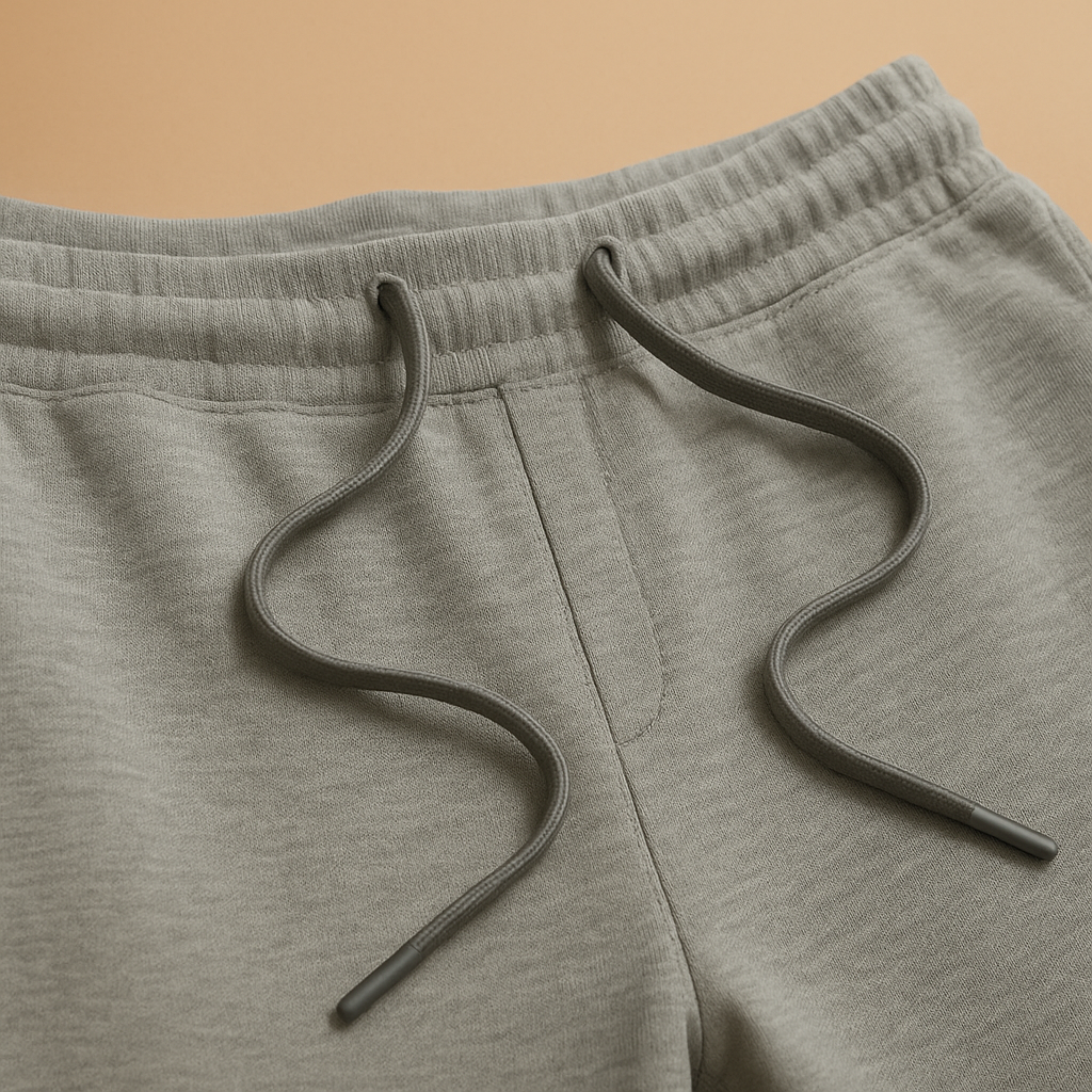 Men’s oversized wide-leg joggers made from soft cotton with adjustable drawstring waistband, ideal for lounging and casual streetwear.