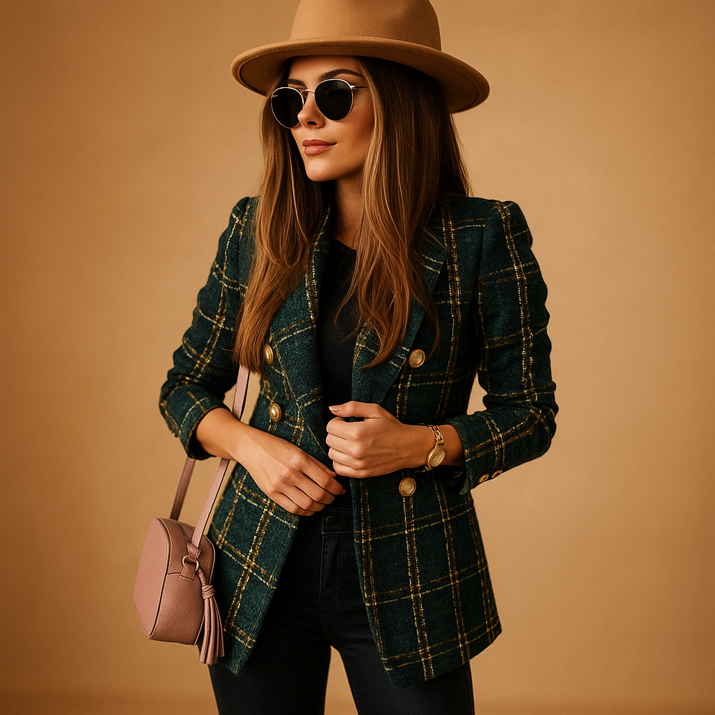 Tailored elegant women’s blazer with refined fit, available in stylish tones for work, formal events, and chic casual looks.