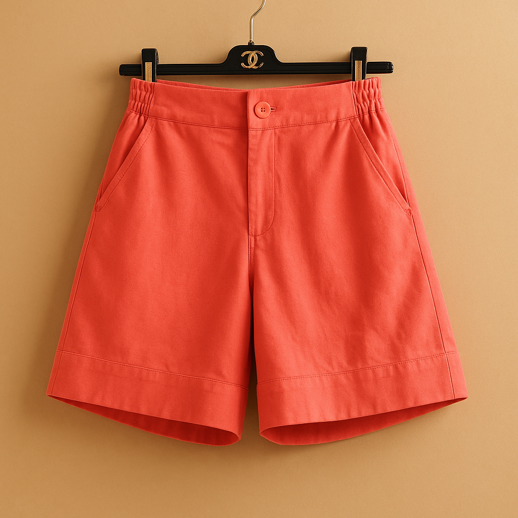 Women’s timeless summer shorts Harper with a classic fit and breathable fabric, perfect for the beach, city strolls, and summer vacations.